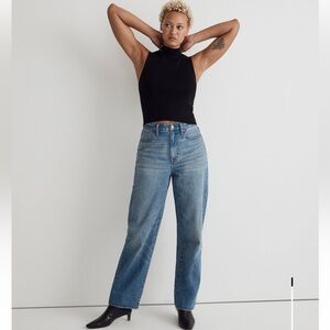 Madewell Curvy Baggy Straight Jean
